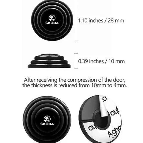 Car Door Protector Pads (Pack Of 8)