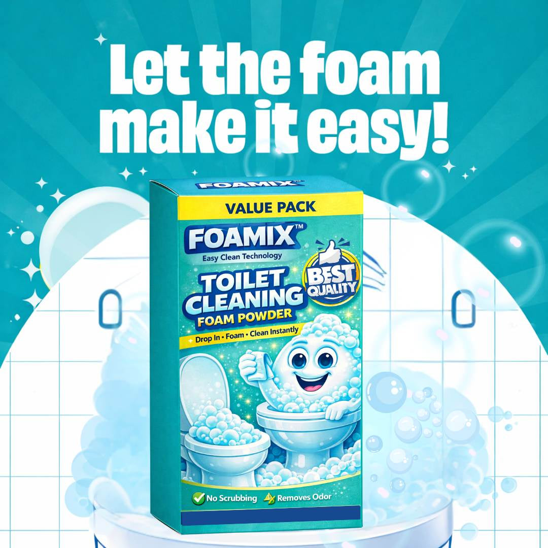 FoamFix Toilet Cleaning Foam Powder | BUY 1 GET 1 FREE!