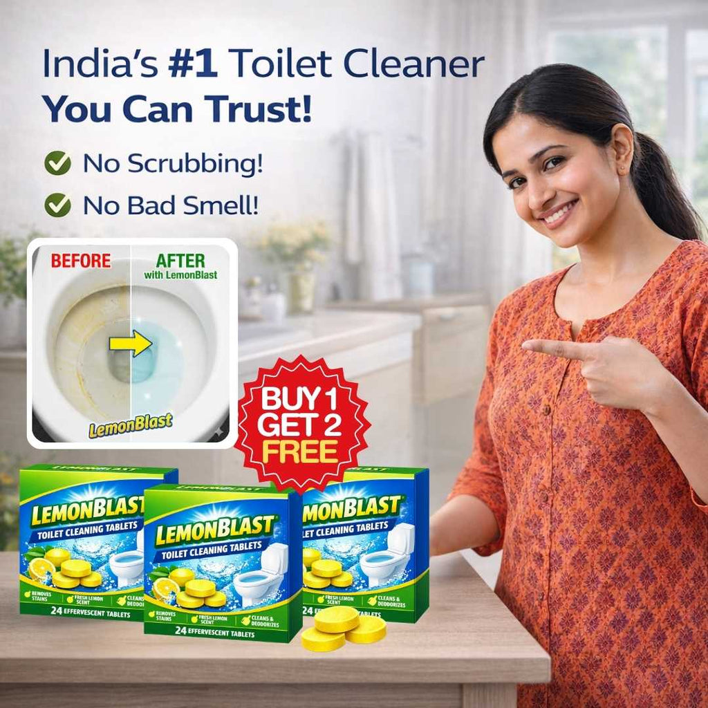 Lemonblast Toilet Cleaning Tablets | BUY 1 GET 2 FREE!