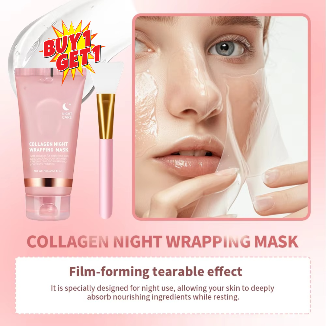 Collagen Night Peel-Off Face Mask (Buy 1 Get 1 Free)