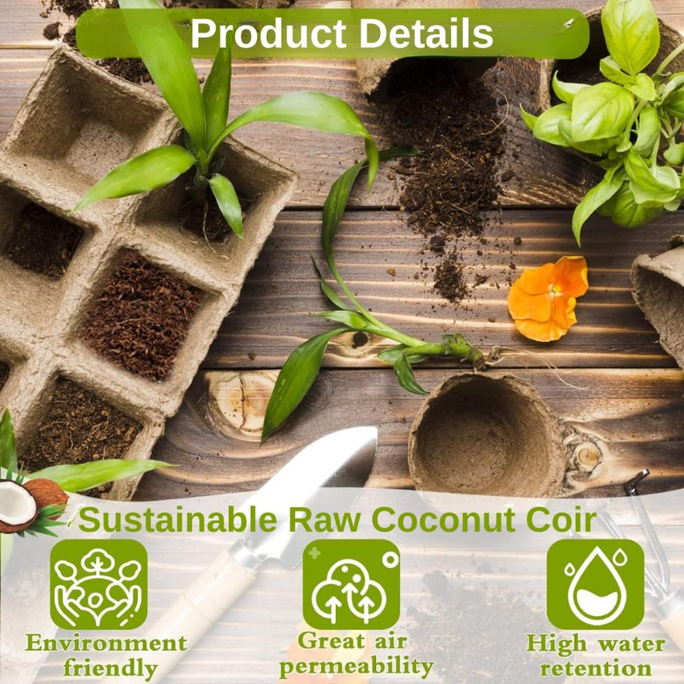 Organic Coconut Coir for Plants (Pack of 10)