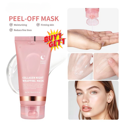 Collagen Night Peel-Off Face Mask (Buy 1 Get 1 Free)